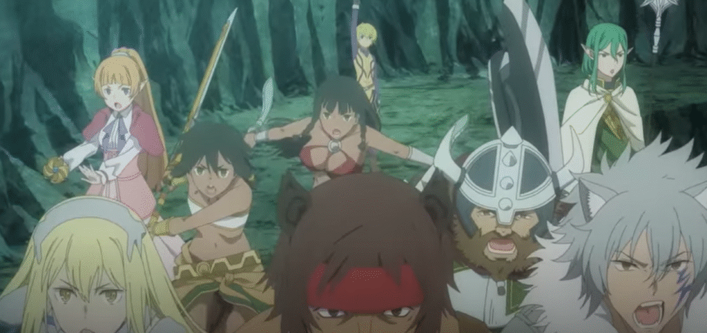 Hedin and the crew, battle